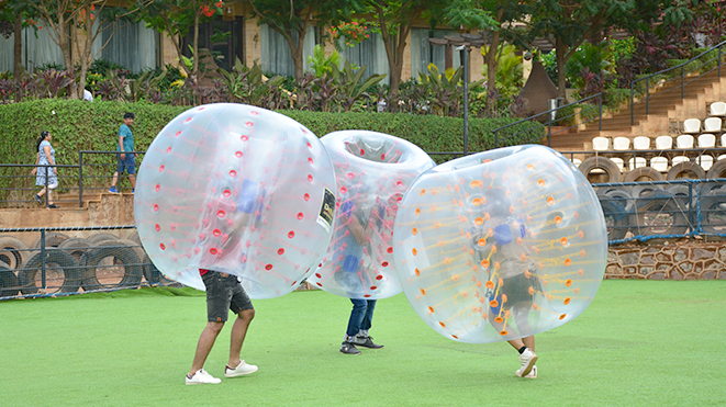 Experience amazing Ball Fighting sport at Della, Lonavla